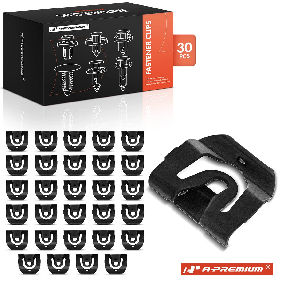 30Pcs Window Glass Reveal Moulding Clip for Chevy Buick Pontiac (1965–1970)