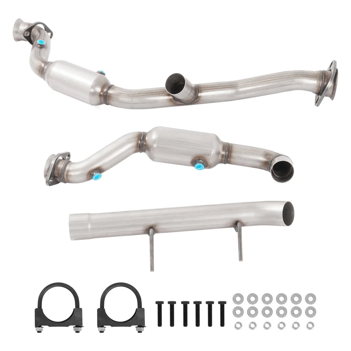 Set of 2 Catalytic Converters for Ford F150 (2015–2020) 2.7L