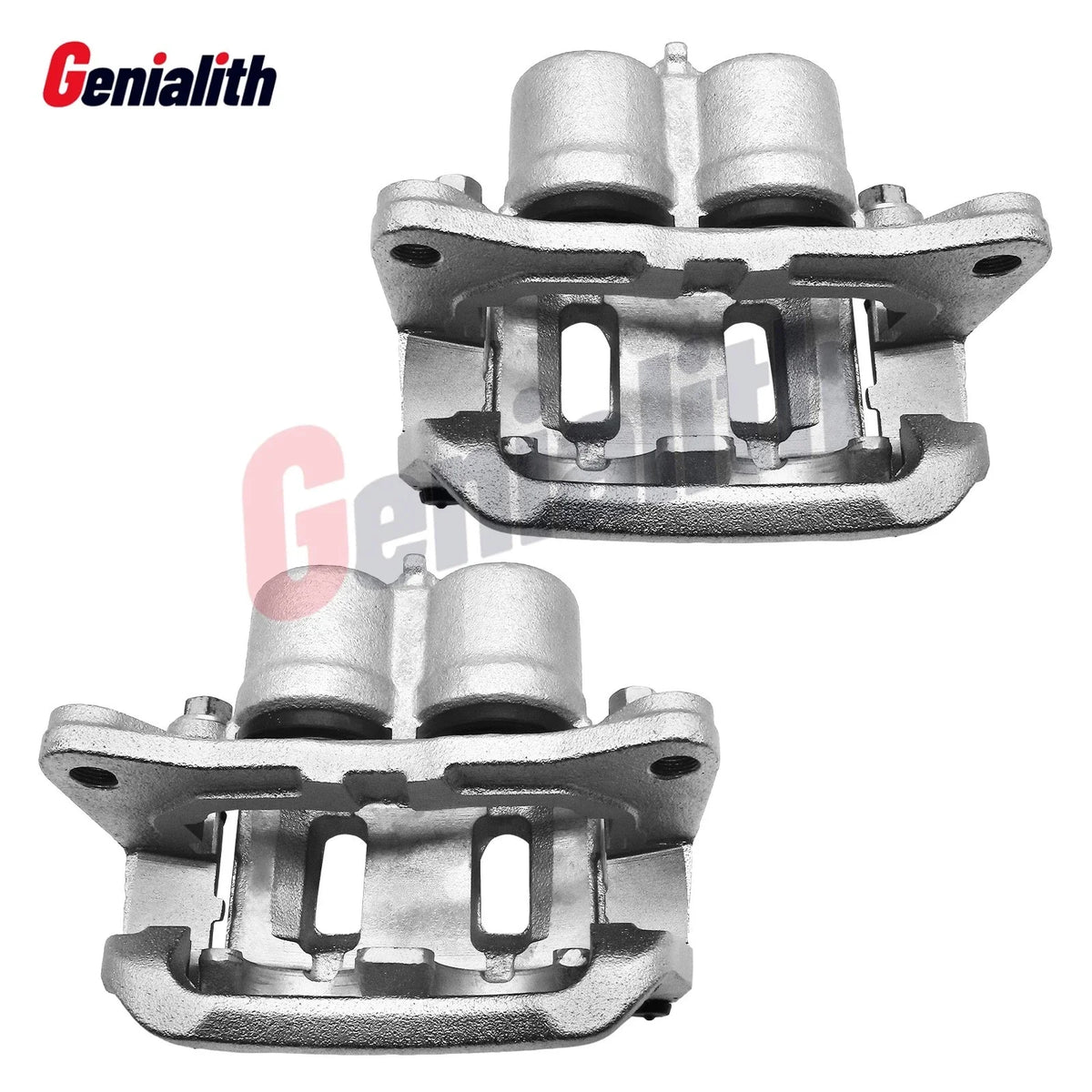 Pair of Front Brake Calipers with Brackets for Mazda CX-9 2007-2019