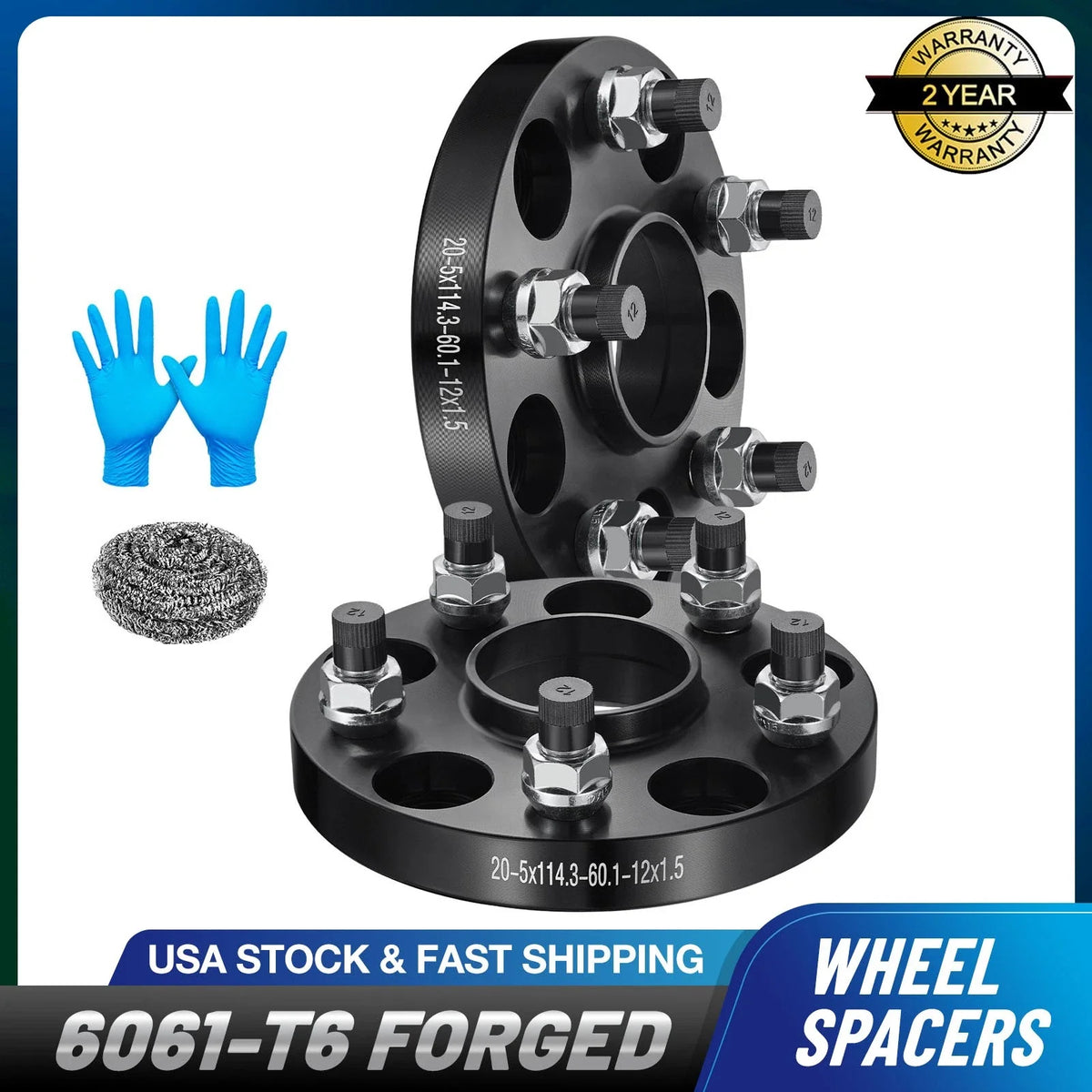 2X 20mm Hubcentric Wheel Spacers for Suzuki Swift (1989–2001)
