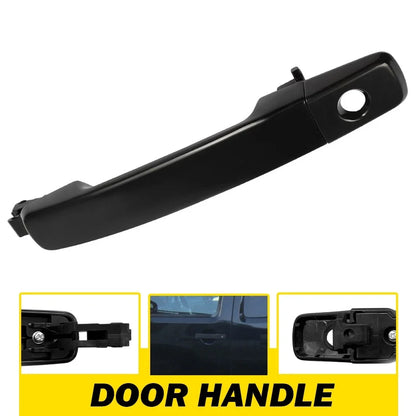 Smooth Black Door Handle for Nissan Frontier Front Driver Side