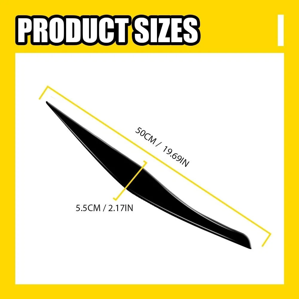 Headlight Eyebrow Eyelid Cover Trim for BMW 3 Series E90 E91 (2005–2012)
