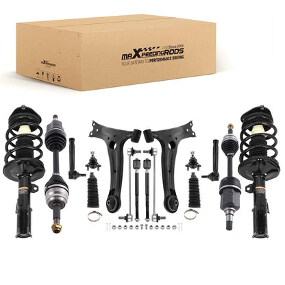 Struts, Front Lower Control Arms & CV Axle Shafts for Toyota Corolla 03-08