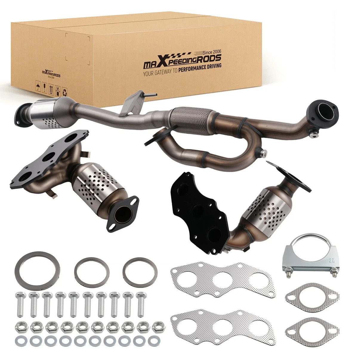 3.5L V6 Exhaust Manifolds Catalytic Converter for Toyota Camry/Avalon 2005-2017