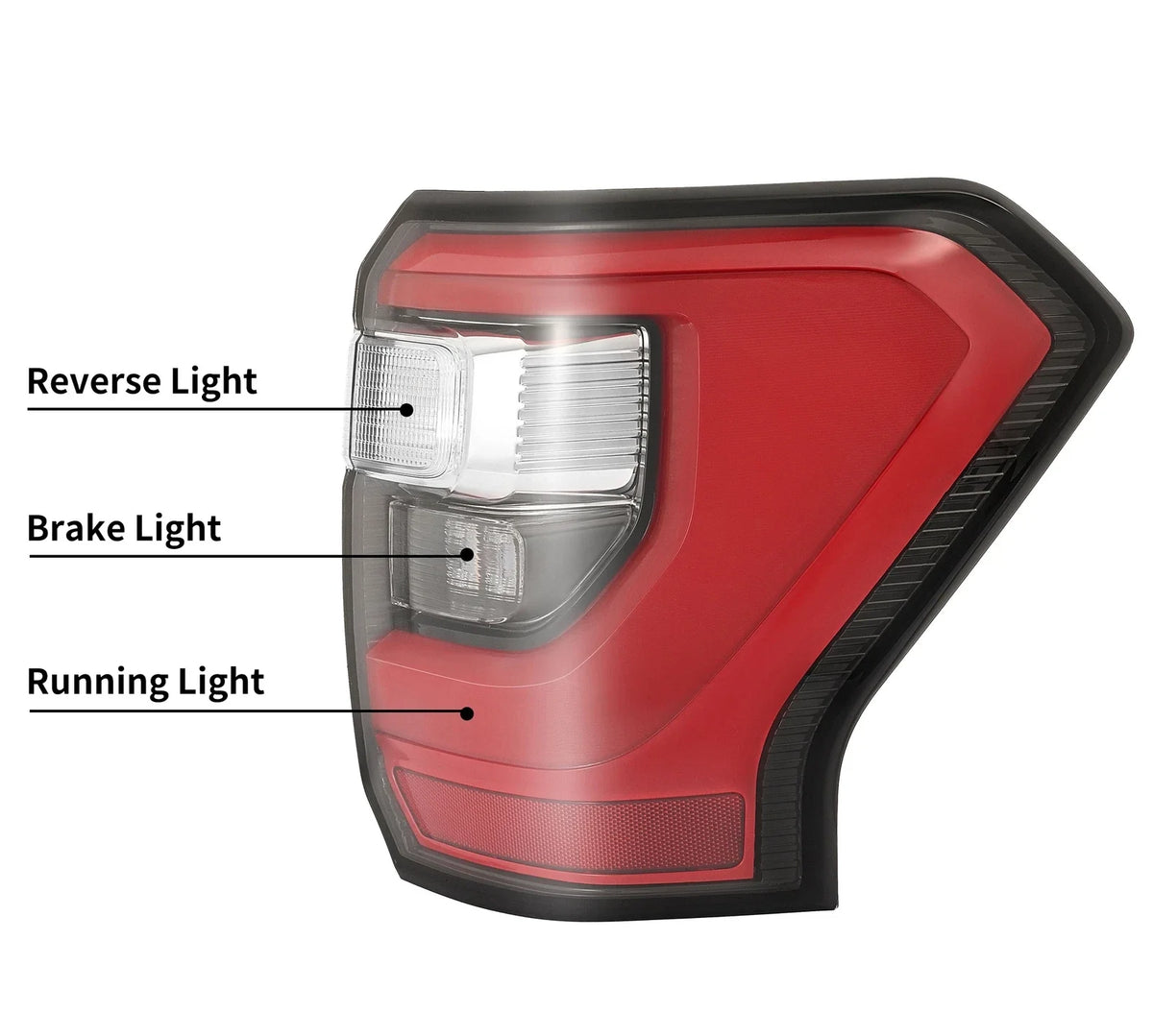 LED Tail Lights for Ford Expedition (2018–2021) Left+Right Assembly
