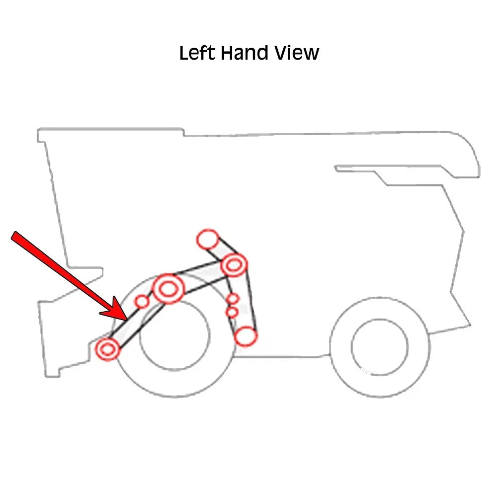 Belt for Long Rice Feeder/Head Countershaft Drive (AM31-1695680)
