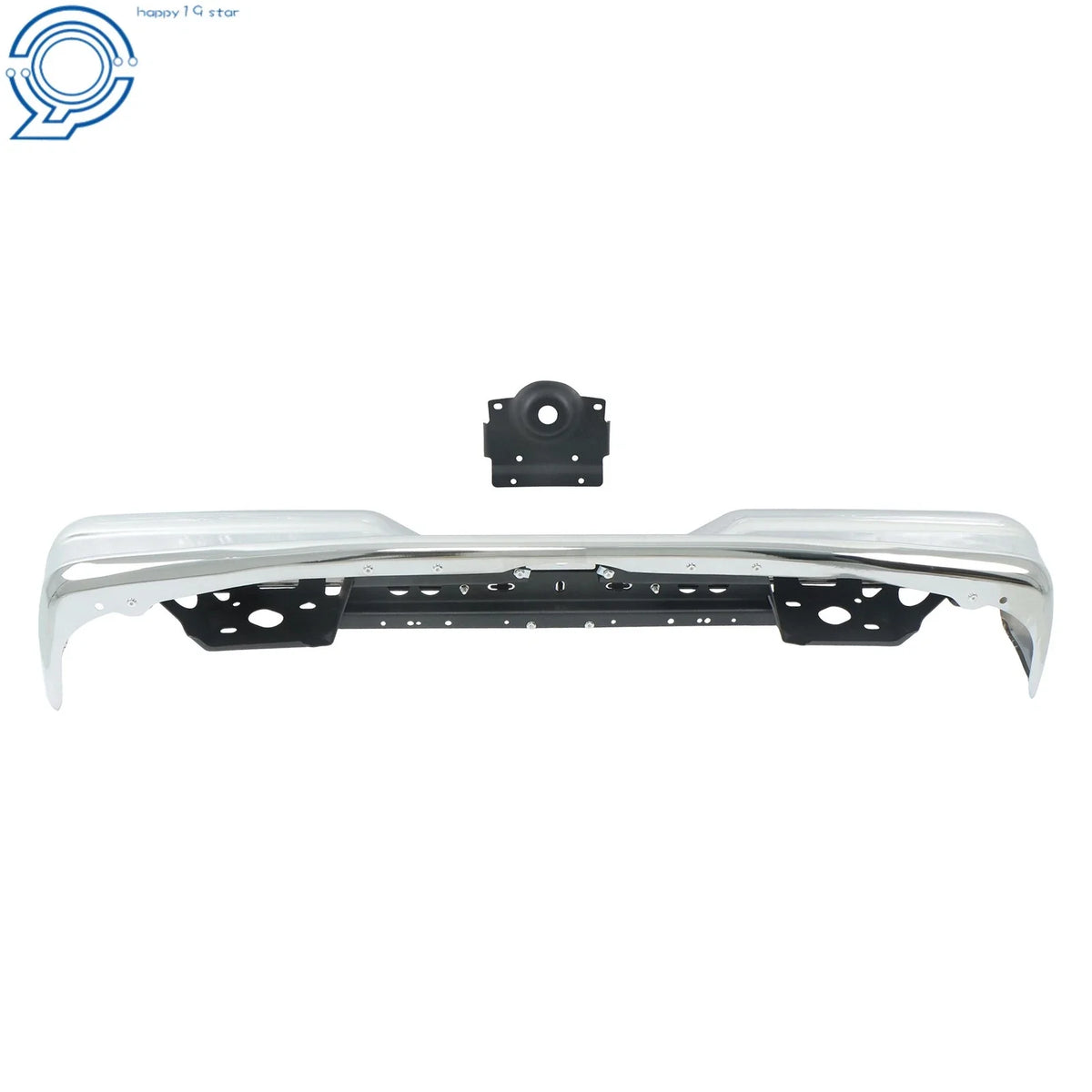 Chrome Step Bumper with Pads for E150 E250 E350 Econoline 1992-2014