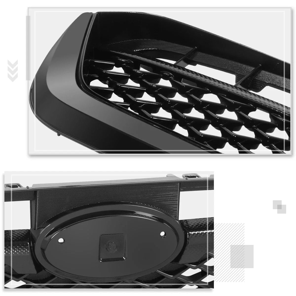 Upper Grille Diamond Mesh Factory Style for Subaru WRX STI 2015-2017