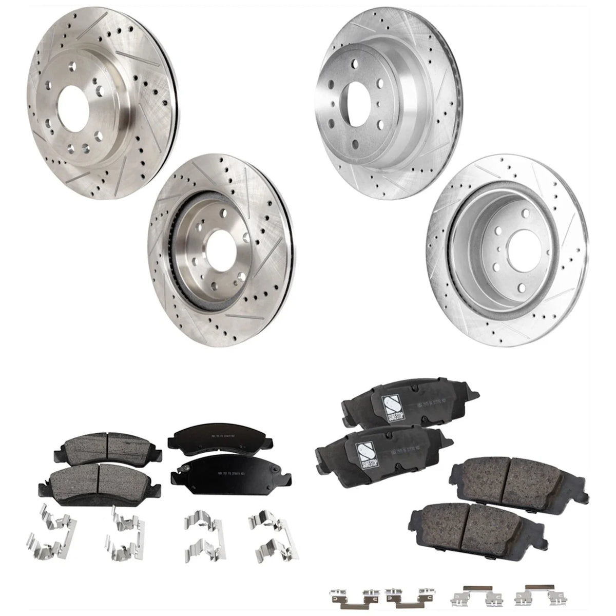 Brake Pad & Rotor Kit for Chevrolet Silverado 1500 GMC Sierra 1500