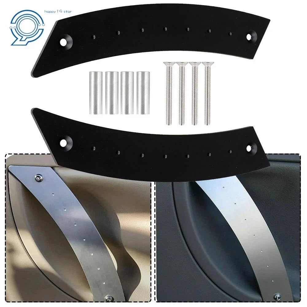 Set of 2 Black Interior Door Handle Panels for VW Beetle (1998–2010)