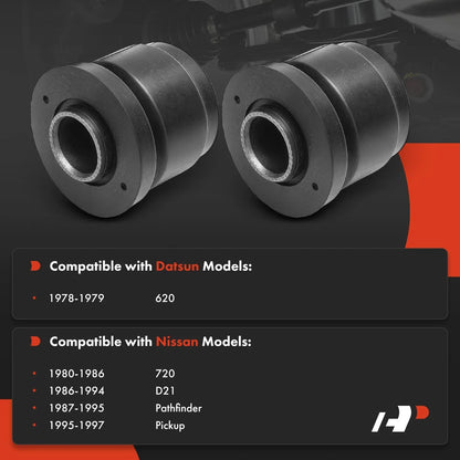 Front Control Arm Bushings Set 2X for Nissan Pathfinder (1987-1995)