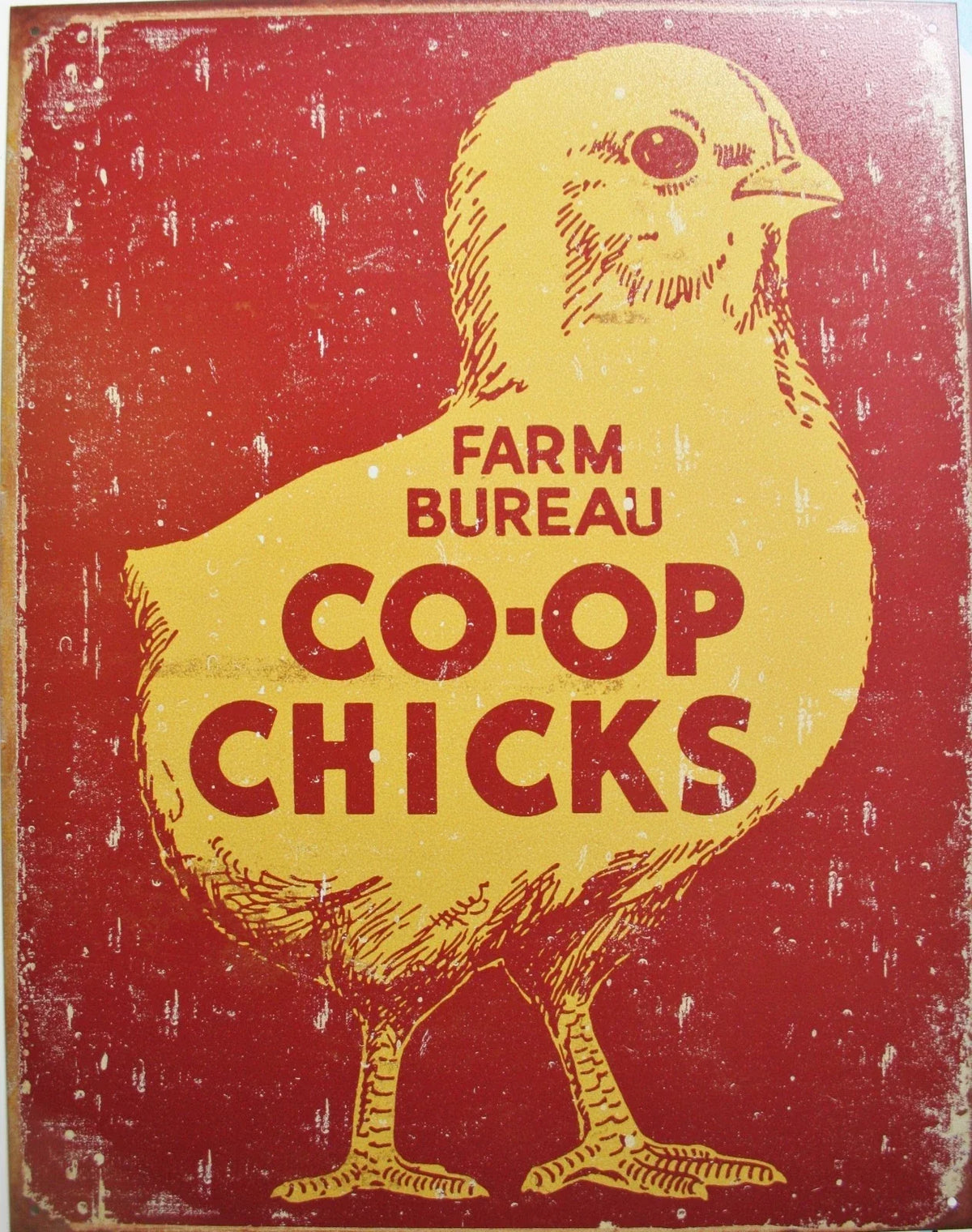 Tin Metal Sign for Chick Chicken Home Shop (1365)
