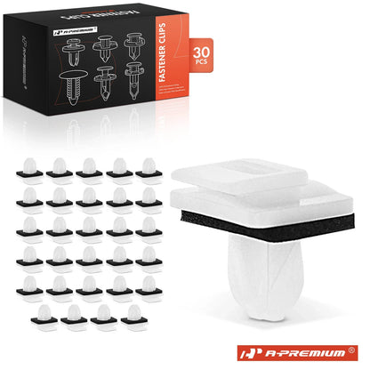 30Pcs Nylon Side Sill Garnish Clips for Honda