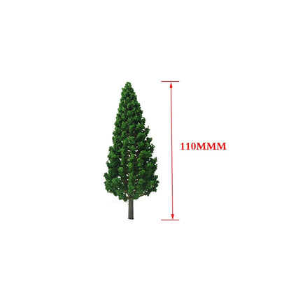 20pc Pine Trees for O Scale Model Railroad Landscape 11cm