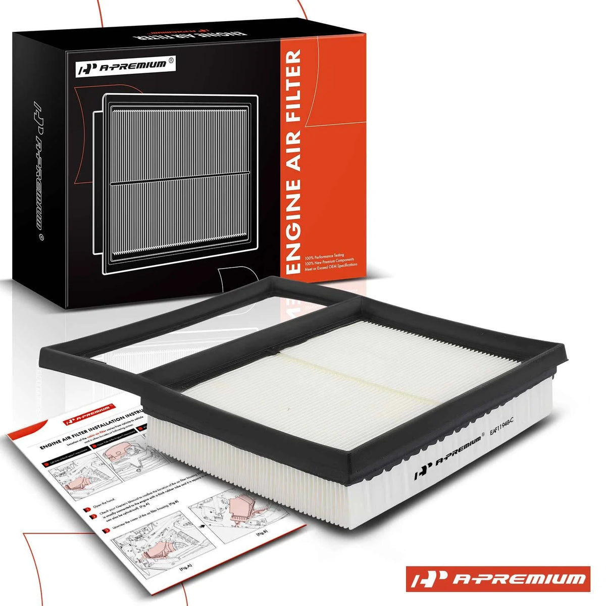 Engine Air Filter for Ford Fusion, C-Max, Lincoln MKZ (2013–2020)