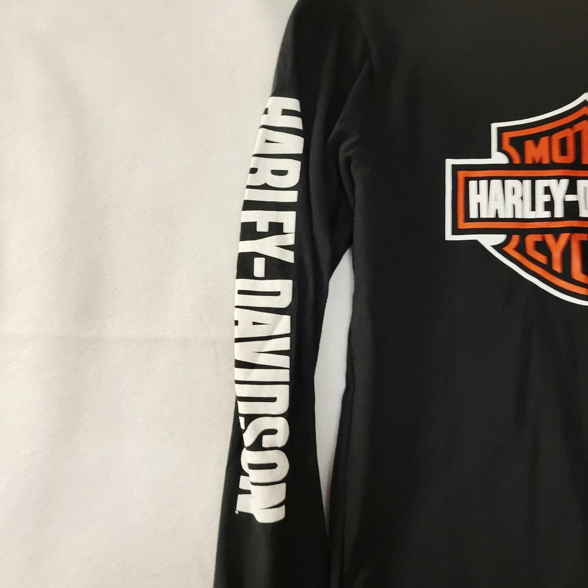 Long Sleeve Tee with Bar & Shield for Harley-Davidson