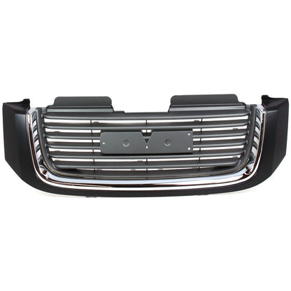 Grille for GMC Envoy (2002–2009) Black Shell w/ Chrome Insert