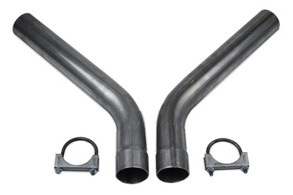 2.5" Dual Exhaust Kit - 2 Chamber, Black Tips for GMC Jimmy 2000-2004