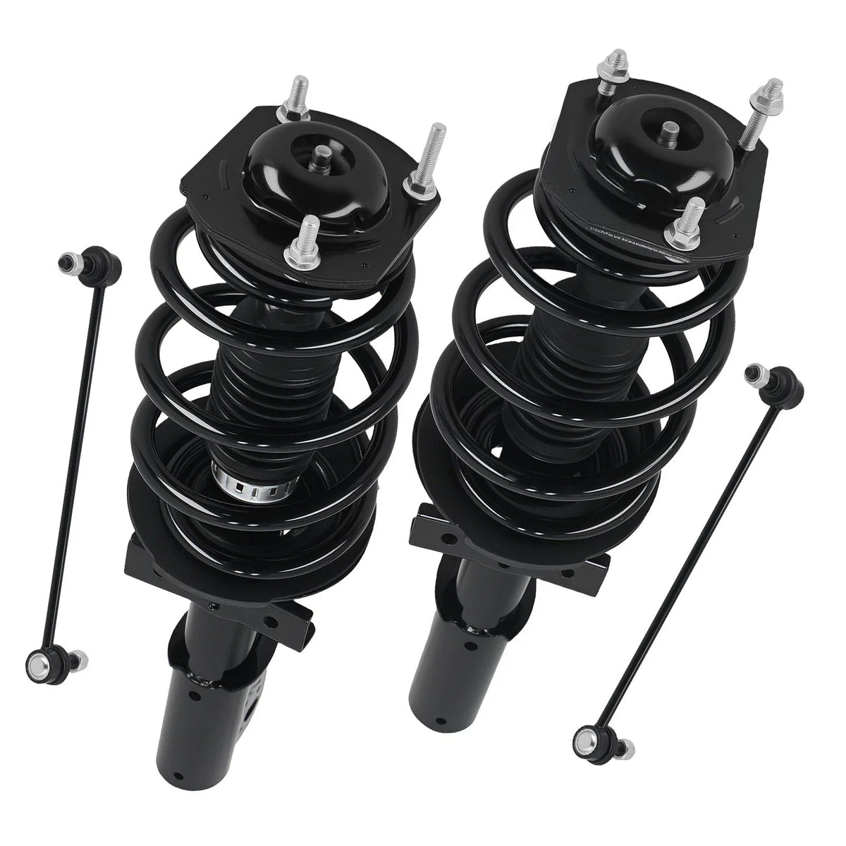 Front Strut Assembly with Coil Springs & Sway Bars for 2009-2012 Traverse