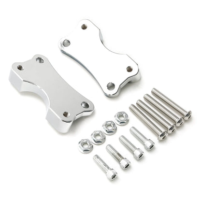 Chrome Spacer Mount Bracket for Front Fender on Harley Street Glide 2014-2023