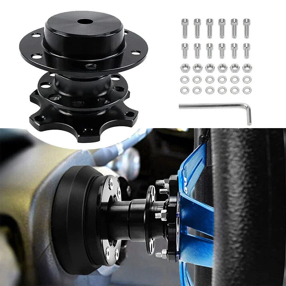 Racing Adapter Snap Off Boss Kit for Universal Car Steering Wheel (Universal)