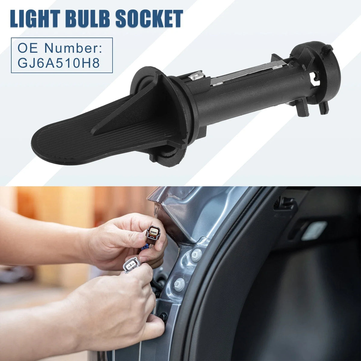 Lamp Socket No.GJ6A510H8 for Mazda 6 (2003–2008)