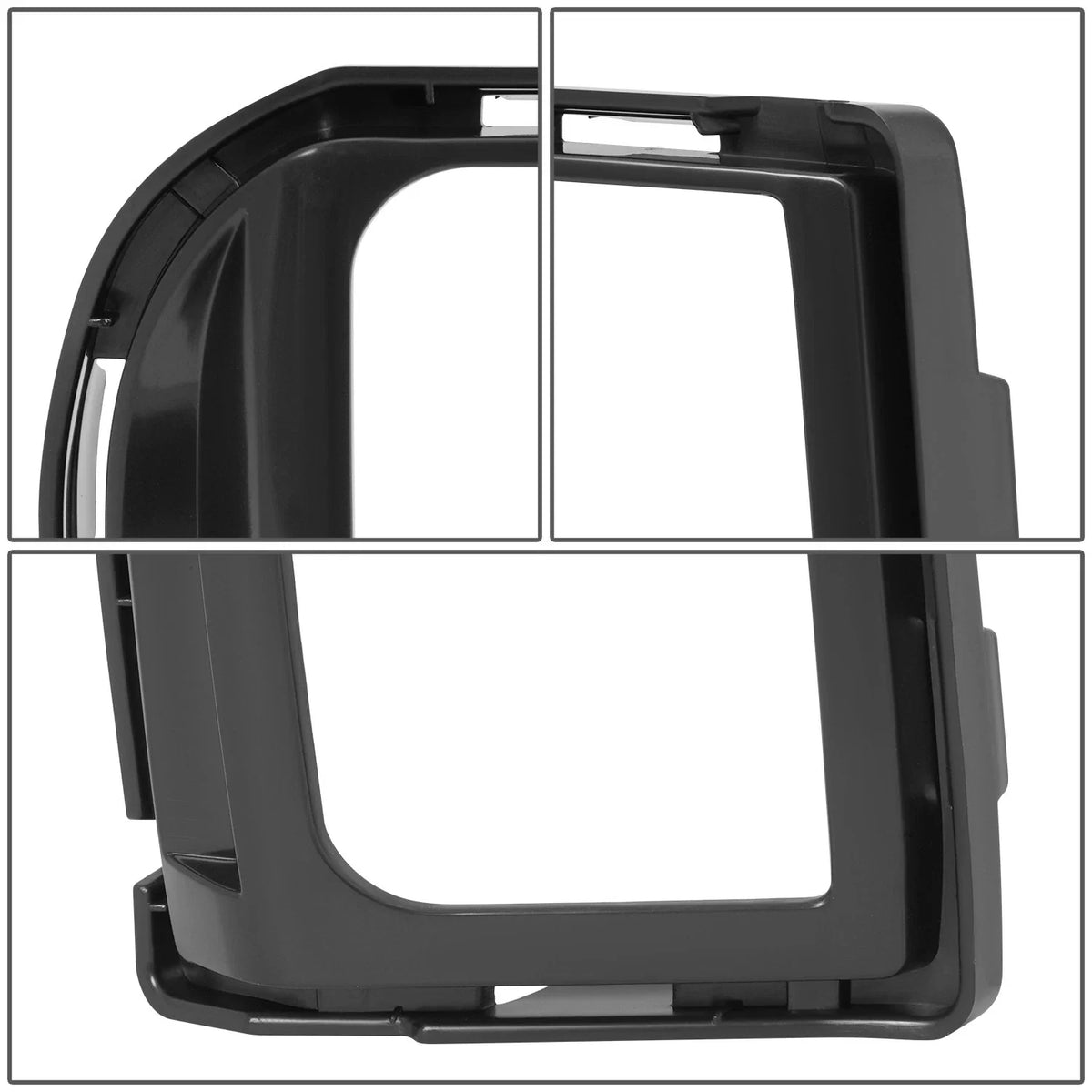 Fog Lamp Bezel for GMC Terrain (2016–2017) Right Passenger, Black