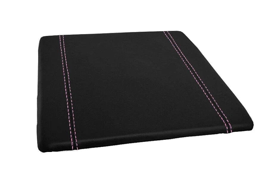 Armrest Cover for Ford F250 (2011–2016) Leather with Pink Stitch