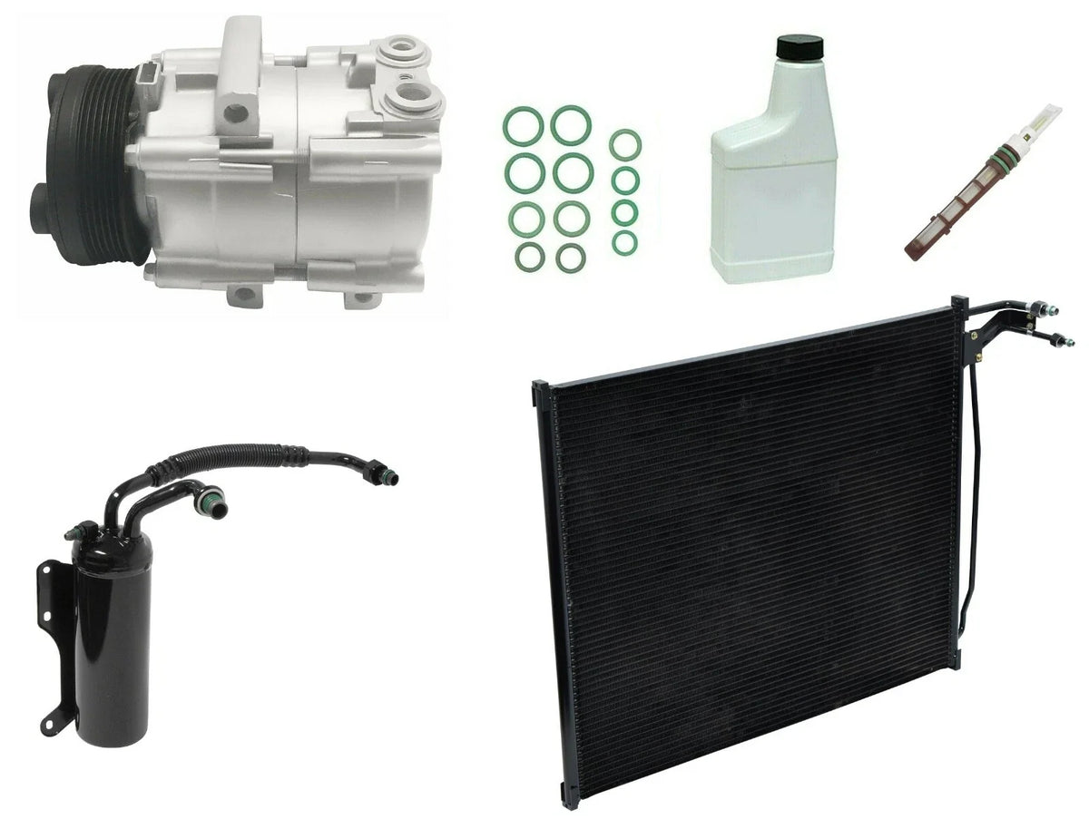 A C Compressor Kit Replacement with Condenser for Toyota Camry (2007–2011)