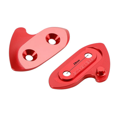 CNC Aluminum Red Mirror Block Off Plates for Yamaha R1/R1M/R1S (2015–2019)