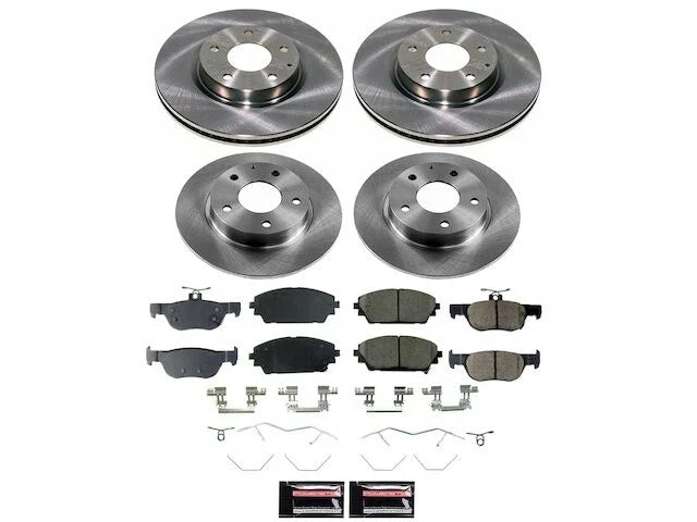 Brake Pad and Rotor Kit for Mazda 3 (2019–2024) JR642NR