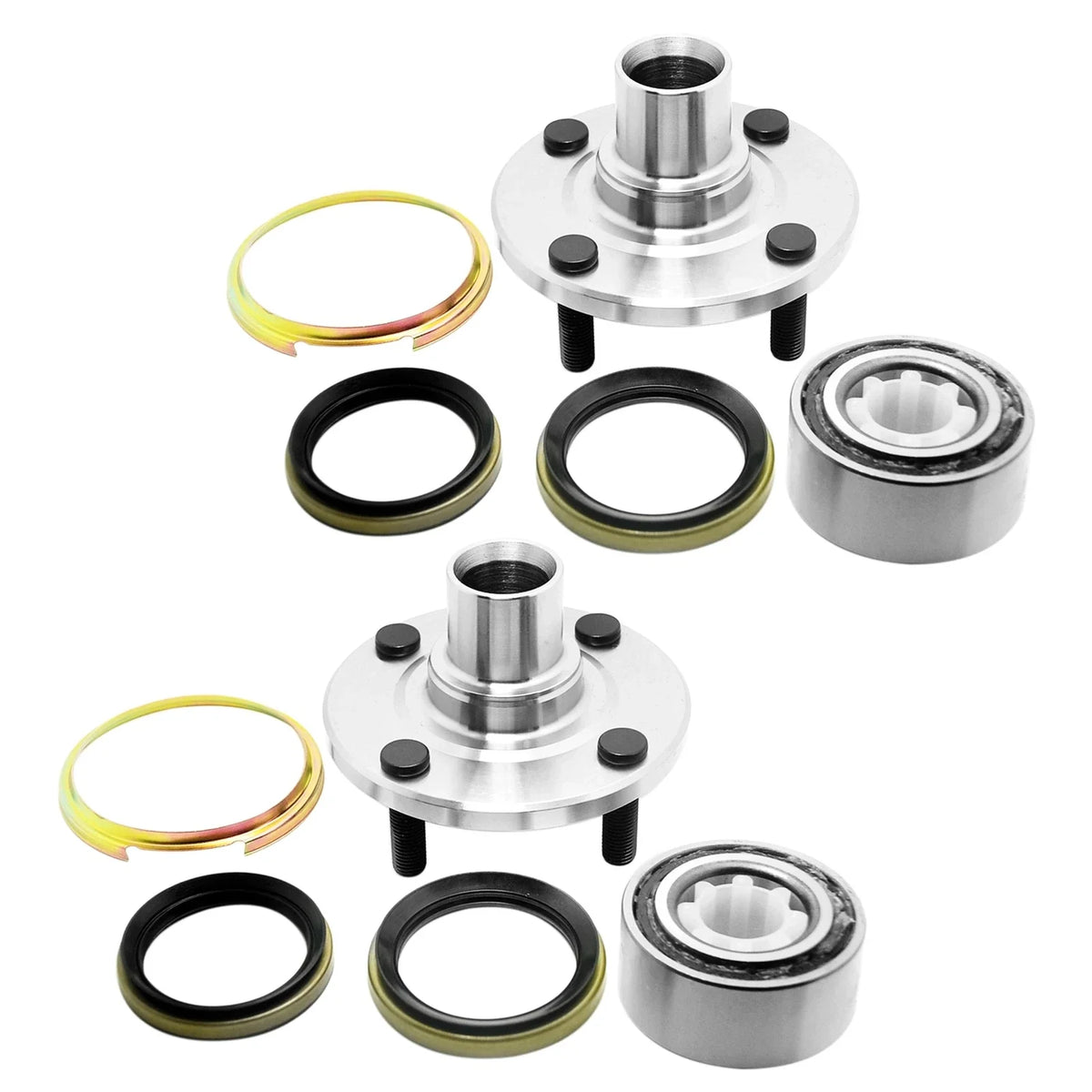 2X Front Wheel Bearings & Hubs for Chevrolet Prizm (1993–2002)