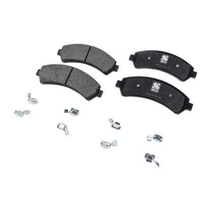 Front Brake Rotor and Pad Set, Cross-Drilled for 4WD Chevrolet S10 1998-2004