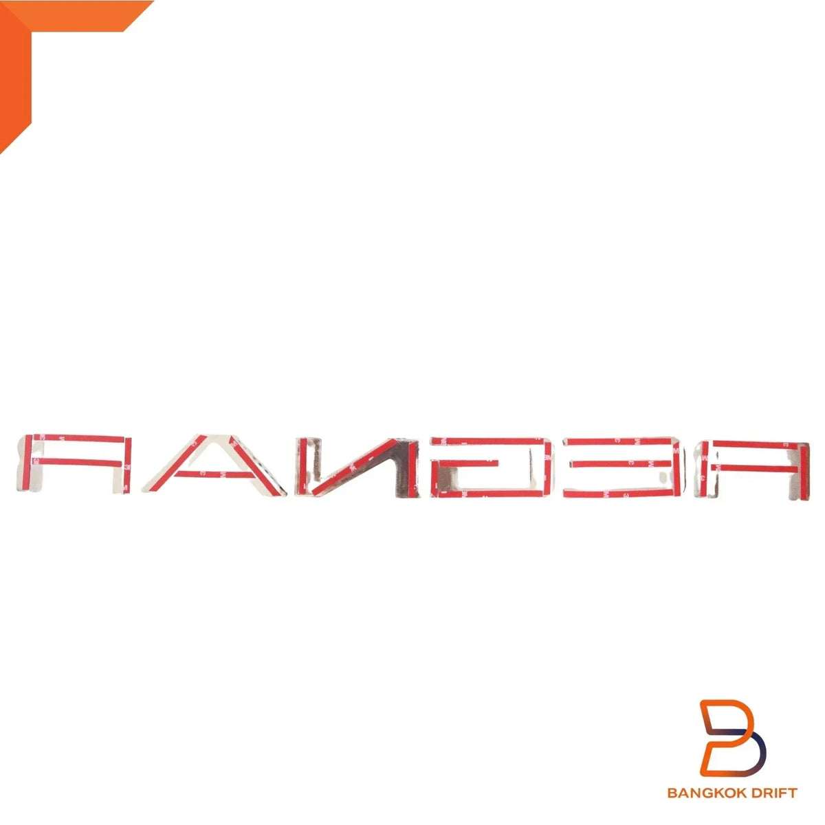Rear Tailgate Emblem Badge in Chrome for Ford Ranger (2023-2025)