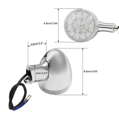Front Turn Signal Lights for Harley Touring Electra Street Road Glide (2009–Up)