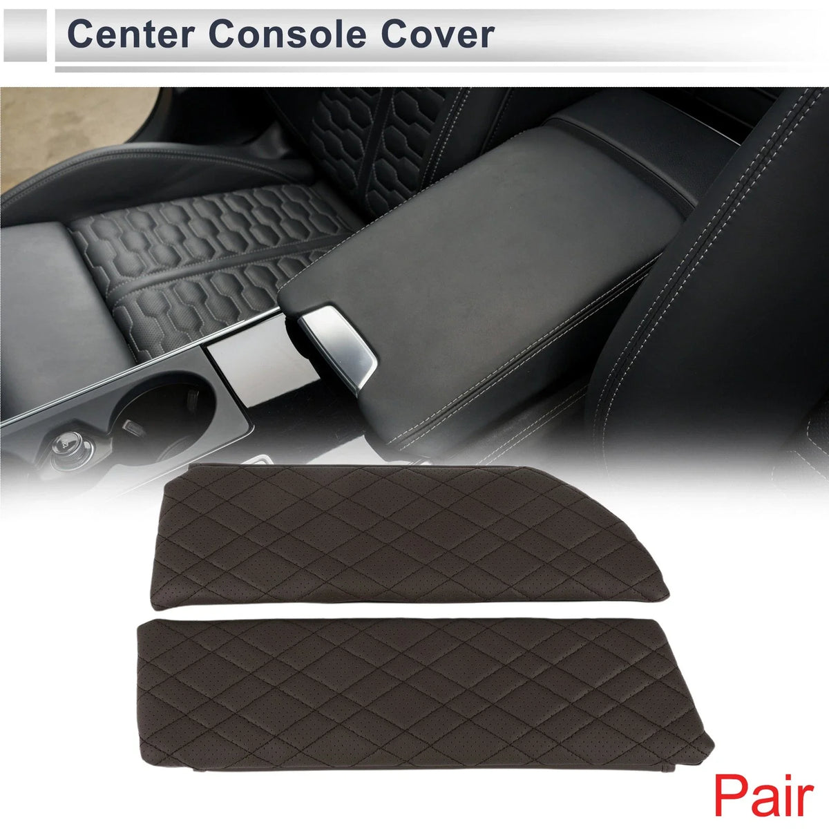 Center Console Cover with Storage Bag for BMW 5 Series (2018–2023)