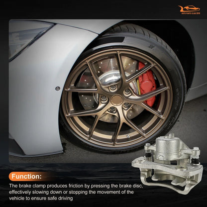 Brake Calipers w/ Bracket Assembly Kit Pair for Hyundai Elantra (2007–2010)