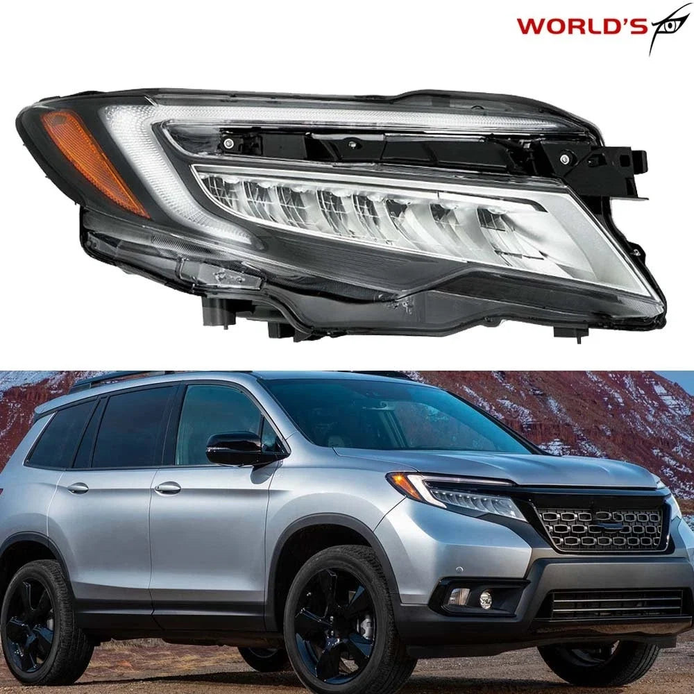 Full LED Front Headlight Assembly for Honda Pilot (2019–2022)