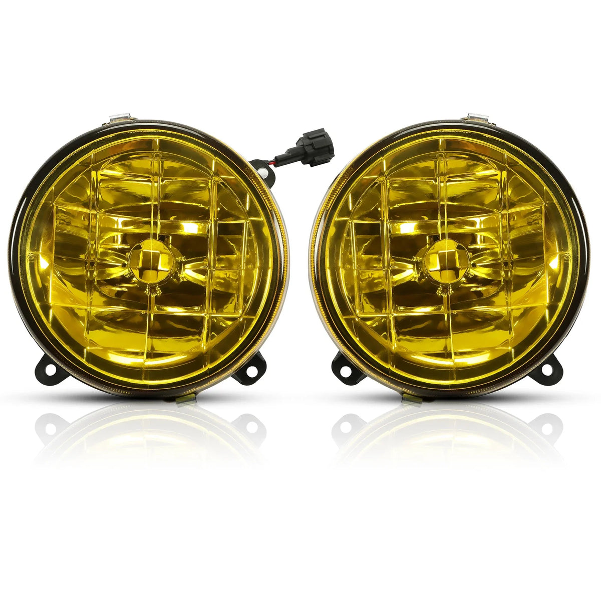 Set of 2 Yellow Lens Glass Fog Lights for Subaru Impreza RS/WRX (2002–2003)