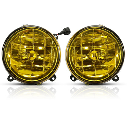 Set of 2 Yellow Lens Glass Fog Lights for Subaru Impreza RS/WRX (2002–2003)