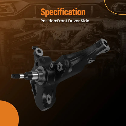 Black Front Driver Steering Knuckle 1L5Z3106CA for 2001 Ford Explorer RWD