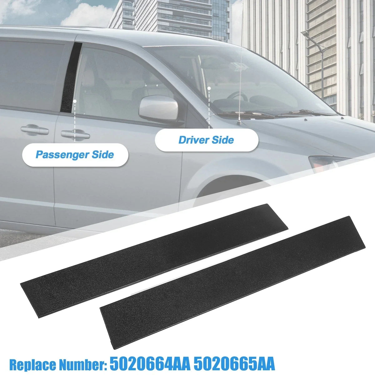 B Pillar Cover for Dodge, Chrysler Town & Country 2008-2016