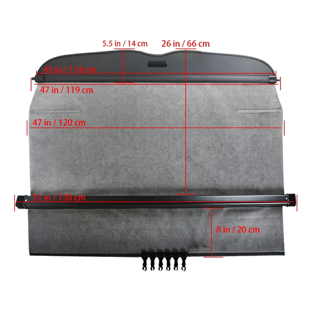 Retractable Cargo Cover for Subaru Forester (2009-2013)