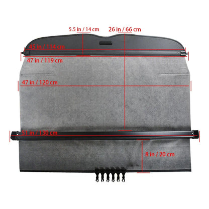 Retractable Cargo Cover for Subaru Forester (2009-2013)