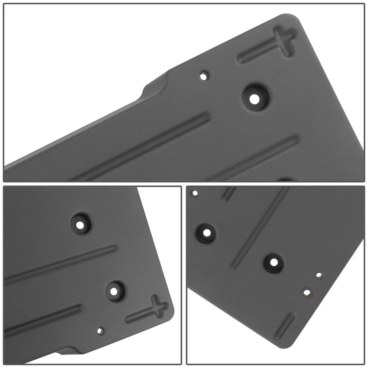 Front Bumper License Plate Mounting Bracket Kit for BMW X5 (2019–2021)