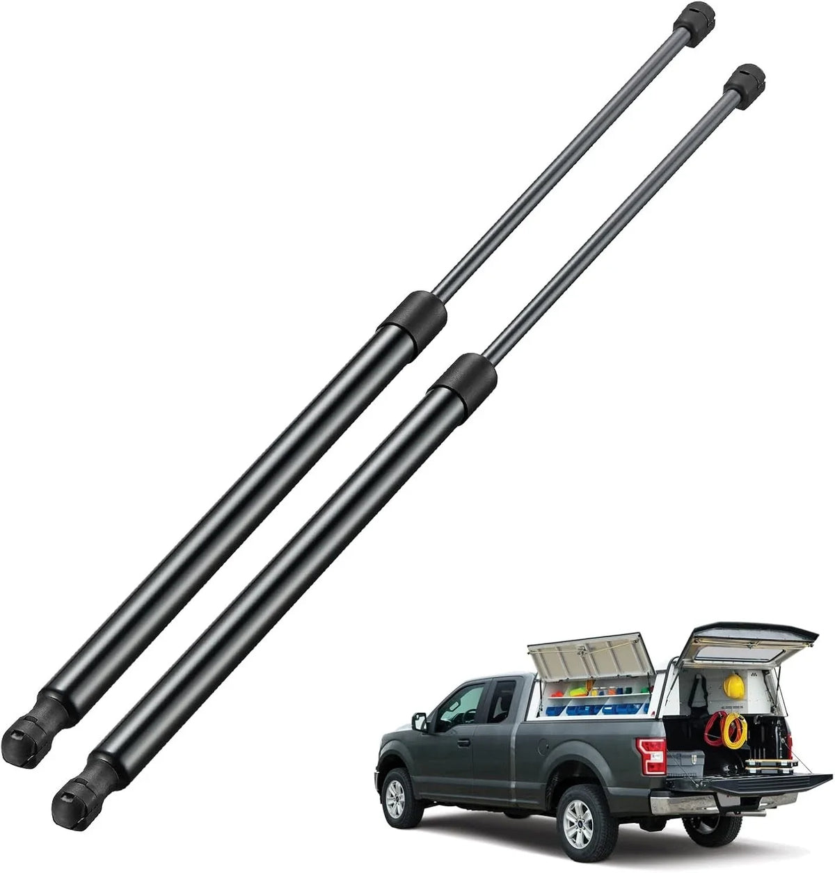 2X 27" Gas Strut for Snugtop Camper Shell Window (Fits Various Models)