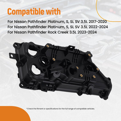 Upper Engine Cover Kit & Gasket for Nissan Pathfinder 3.5L 2017-2024