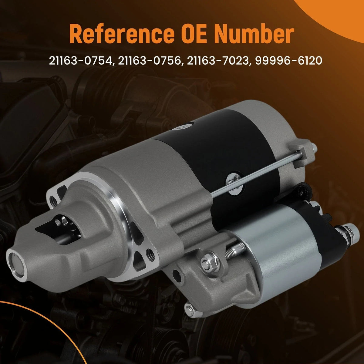 Starter Motor 12V 1.4kW for FR691V FT730V FX691V (4 Stroke, 10 Teeth)