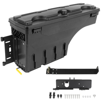 Left Swing Case Tool Box for Ford F150 (1997–2014) - Driver Side, Lock Included