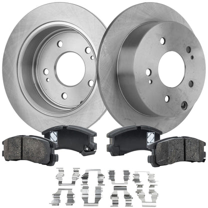 Rear Brake Disc and Pad Kit for Mitsubishi Eclipse Galant (2004–2011)